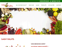 Tablet Screenshot of cash-fruits.com